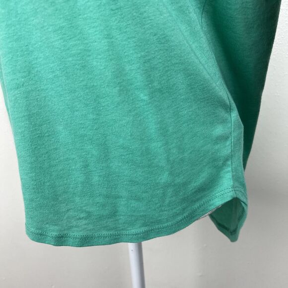 Volcom Shirt Women Extra Large Green Black Raglan Lightweight Baseball L/S Tee - Picture 11 of 14